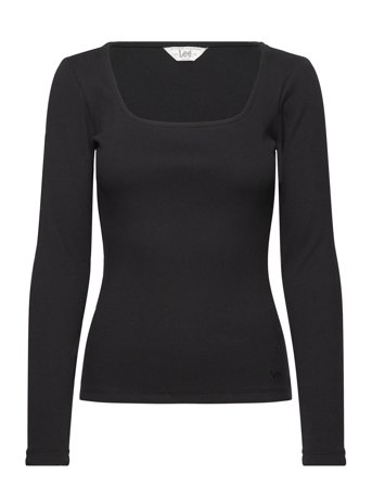 Ls Square Neck Black Lee Jeans