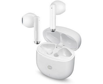 ON TWP 100 - White - Trådlösa hörlurar med upp till 24 timmars batteritid