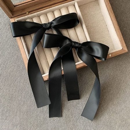 Bowknot Hårklämmor Bow Hårnål Bang Clip