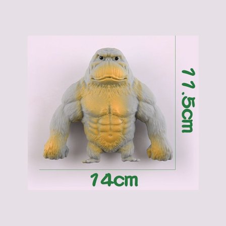 Gorilla Elastisk Svamp Blød Abe Gorilla Dekompression Legetøj Udluftningsdukke