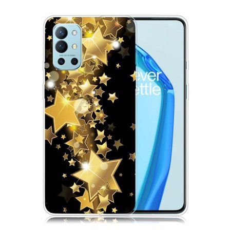 Deco OnePlus 9R Suojakotelo - Kulta Star