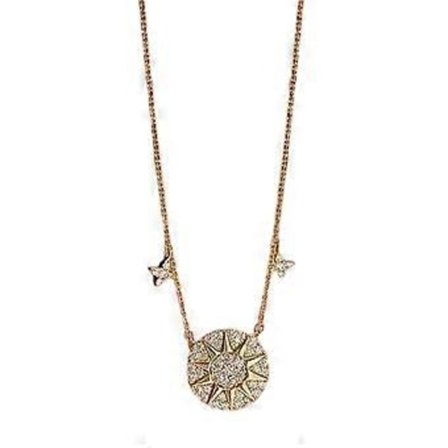 Vakkert unikt stjerne-halskjede Kjede Halskjede Kristne smykker Anheng Halskjede Legering Tekstur Mote Hals Smykker (Åtte-spiss stjerne)