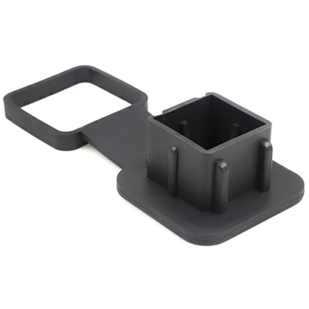 Bil Stikdæksel Krog Støvprop Firkantet Mund Beskyttelsesdæksel til 2 Tommer Modtagere Trækkrog Gummidæksler