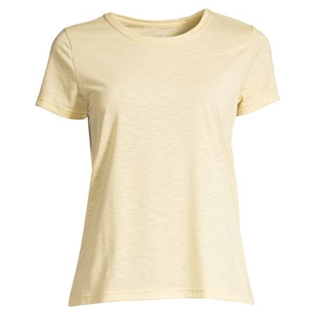 Casall Women's Texture Tee Women Short sleeved fitness sweater Yellow 38