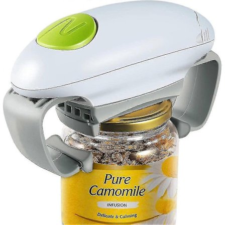 Elektrisk dåseåbner, automatisk dåseåbner til restaurant for seniorer med gigt, svage hænder, håndfri flaskeåbner