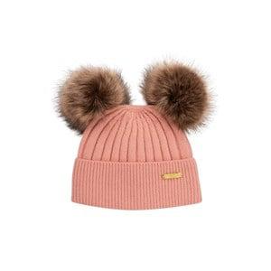 Bjällra Couture Pink Pom Pom Beanie One Size - Headwear - One size - Pink