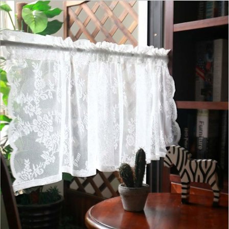 Lantlig fräsch stil gardin liten gardin kappa