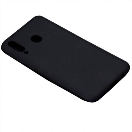 Stötdämpande Nkobee Silikonskal - Samsung Galaxy A40 Svart