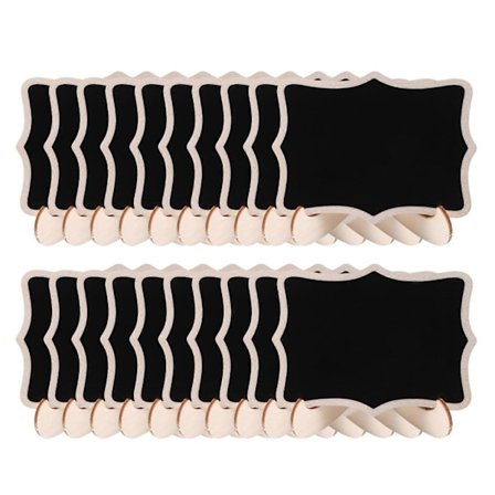 Mini Liitutaulu, 20 kpl Pieniä Liitutauluja Hääihin, Syntymäpäiväjuhliin, Viestitaulu