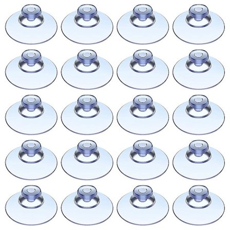 100 stk. Gennemsigtige Sugkopper, Plastik Sugkopper, Puder Uden Kroge Til Udendørs, Køkken, Bad