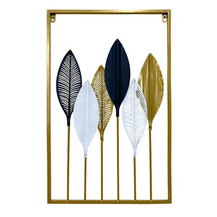 Enkel Jern Vægdekoration Væghængt TV Baggrund Spisestue Veranda Indretning