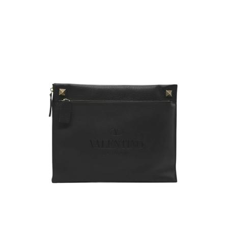 Valentino Garavani, Clutch Czarny, Mężczyzna, Rozmiar: ONE Size