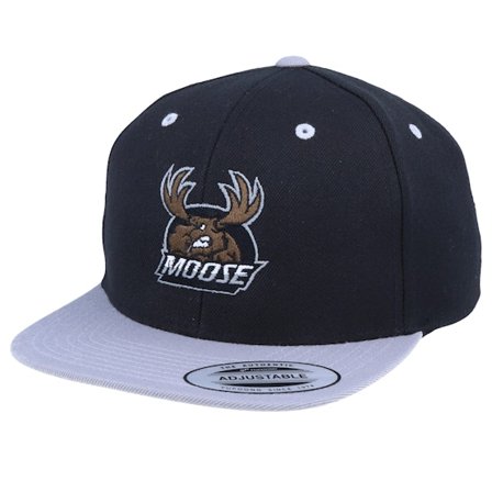 Hunter - Kids Moose Black/Grey Snapback Snapback Black Cap - @ Hatstore