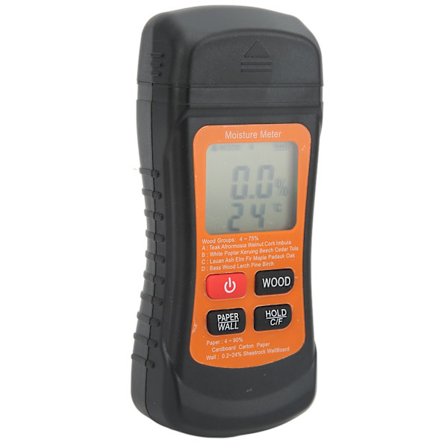 Digital träfuktmätare temperaturtestare för papper och vägg