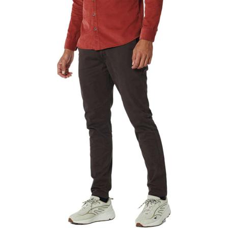 No Excess, Pants chino garment dyed stretch re coffee Bruin, Heren, Maat:W34