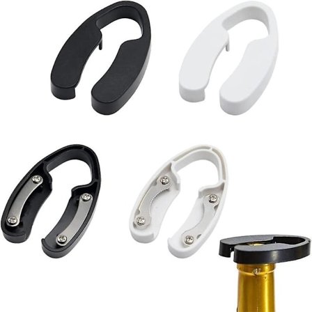 Vinfolie Fjerner 4 Hjul Vinfolie Kutter Plastfolie Kutter Vin Håndholdt Vinflaske Foliekutter Verktøy Tilbehør For Vinelskere (2hvit + 2svart)4