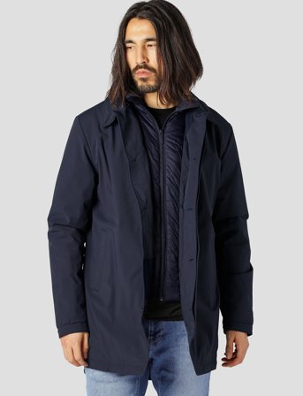 Clean Cut Copenhagen Emerson Carcoat Jacket - Navy - M