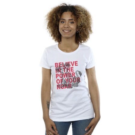 Disney Dam/Kvinnor Lejonkungen Power Of Roar Bomull T-shirt