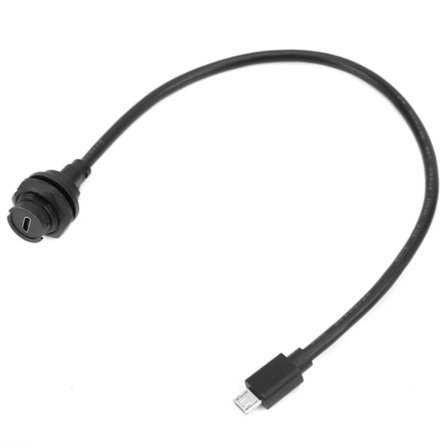 IP68 Vanntett Micro USB-kontakt Hann Hunn med 0,3 meter kabel