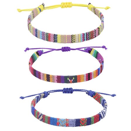 3 delar Ankel Armband Justerbart Ankel Armband Unisex Beach