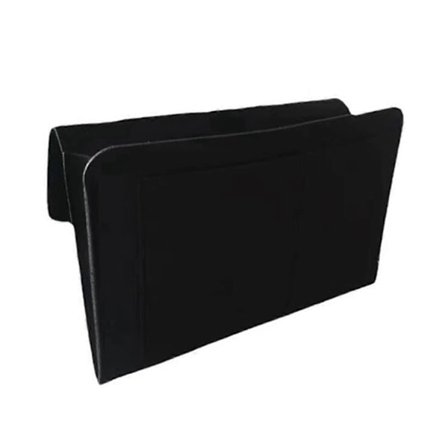 Sängficka i Filt Anti-Slip Sängorganisatör Säng Soffa Sidoficka Hängande Förvaring Svart