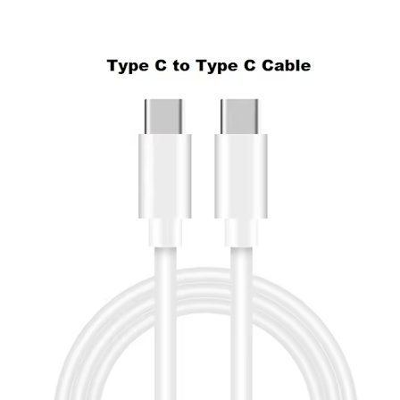 2-pakning 2-meters hurtigladingskabler (USB-C til USB-C)