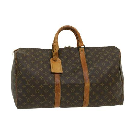 Louis Vuitton Vintage, Pre-owned Keepall 50 Bruin, Dames, Maat:ONE Size