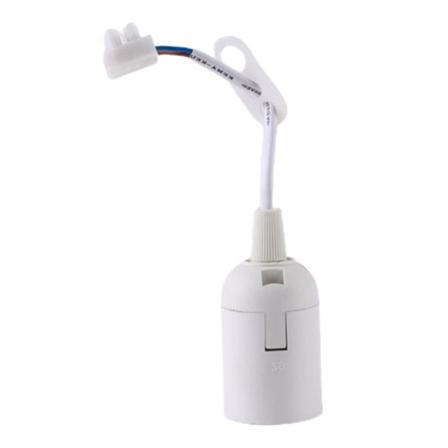 Lampeholder Konstruksjonssokkel HVIT white