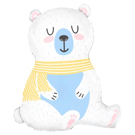 Folieballon Isbjørne