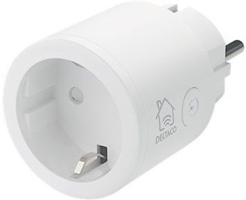 Deltaco-Smart Plug White-Kompakt smartkontakt for fjernstyring av elektronikk-Smart home-Smarte kontakter