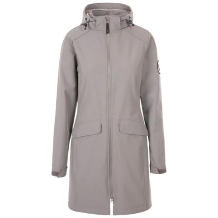 Trespass Dam/dam Maria Soft Shell Jacka Xs Pale Grey Mar