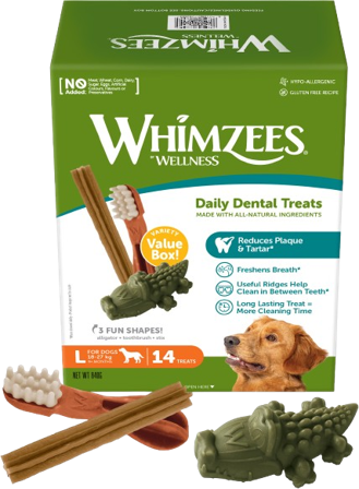 Whimzees - Variety Value Box Large - Hund - Hundegodbiter & tyggebein - Dental tyggebein & tanntyggebein - ZOO.no