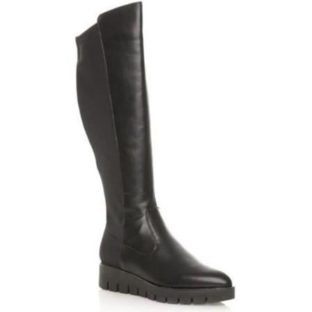 Svarta höga stövlar i läder - Dam - SIXTYSEVEN 76576 Svart 40