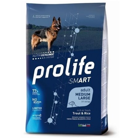 Prolife Dog Smart Adult Medium/Large Trout & Rice 2,5Kg