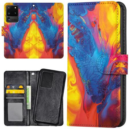 Samsung Galaxy S20 Ultra - Mobilcover/Etui Cover Marmor Multicolor
