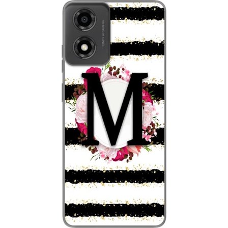 Kompatibelt Mobilskal till Motorola Motorola Moto E14 Bokstaven M