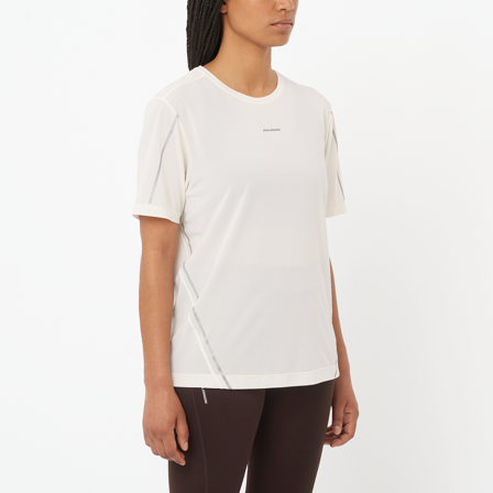 Salomon - T-Shirts Shkout Core Stlr Ss Tee W - Whisper White