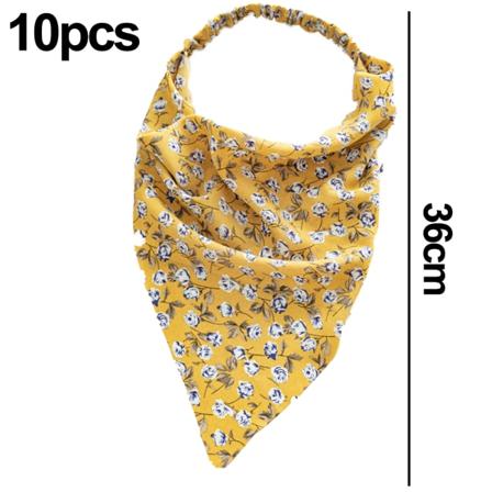 10 kpl Kukkaelastinen Hiuspannat Chiffon Hiuspannat