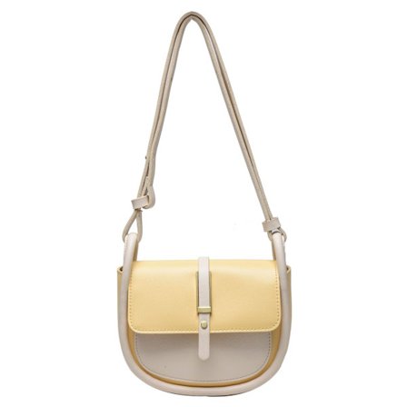 Saddle Dame Skulder Bag Mote Designer PU Lær Crossbody B