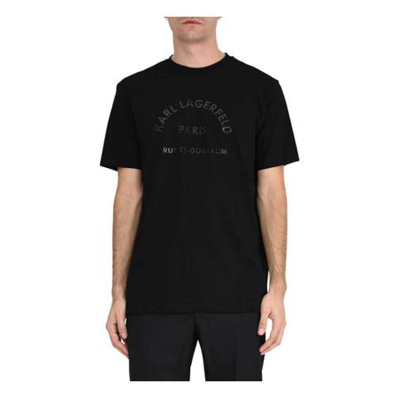 Karl Lagerfeld, T-Shirts Zwart, Heren, Maat:XL