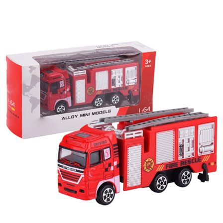 Inertidrevet brannbil leketøy pedagogisk kjøretøy gave til gutter julegave
