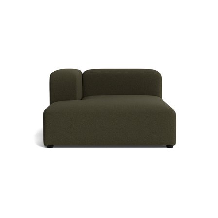 Milo XL chaiselong, venstrevendt - Loop Grøn - 130x170x72 - Sofa, chaiselong
