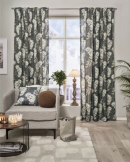 Multibandslängd med tryckt motiv Andrea 2-pack Grå - Fondaco