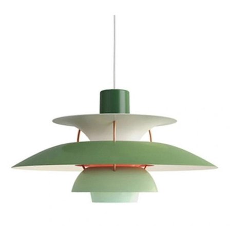 Pendellampe 30CM Aluminium Dekorativ Pendellampe Paraply Led Hengende Lampe Stue Tak Lysekroner Lykt Kjøkken B