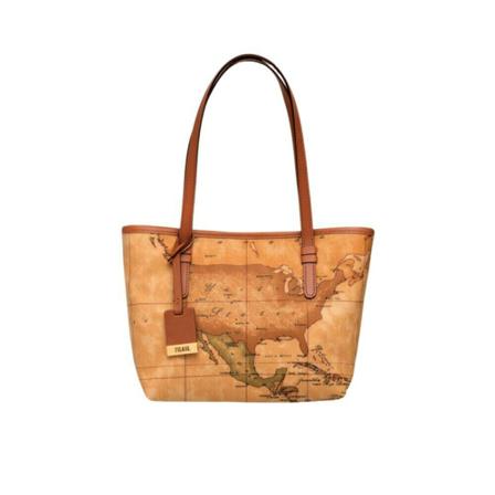 Alviero Martini 1a Classe, Shopping Bag Bruin, Dames, Maat:ONE Size,leer