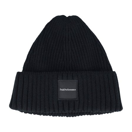 Peak Performance - Zwart cuff Beanie - Cornice Hat Black Cuff @ Hatstore