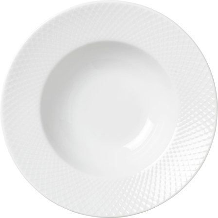 Lyngby porcelæn Rhombus-pastalautanen, 24,5 cm