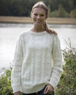 Strikkeoppskrift Genser til dame - Järbo