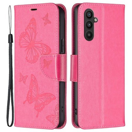 Butterfly Samsung Galaxy A34 5G Flippetui - Rose