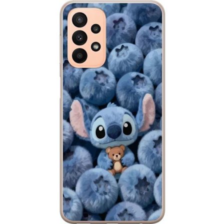 Yhteensopiva Puhelinkuori Samsung Galaxy A23 Lady Gaga minimalistinen juliste kitaralla ja monokromisella suunnittelulla